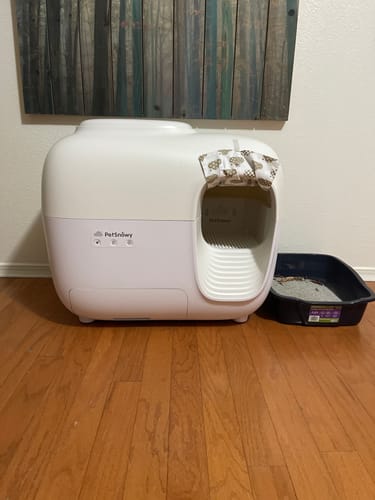 Customer photo review of Self-Cleaning Litter Box