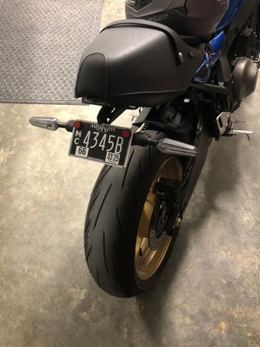 Customer photo review of XSR900 Tail Tidy Kit - 2022+