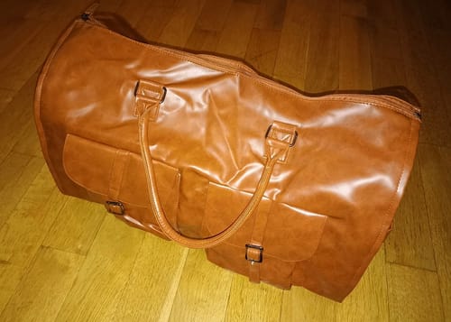 Customer photo review of FlexiPack | Faltbare Reisetasche