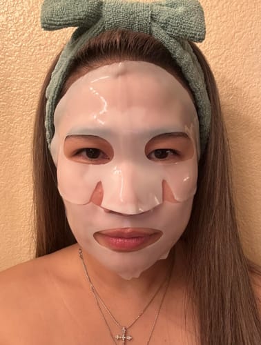 Customer photo review of AquaBio Bio-Collagen Deep Mask