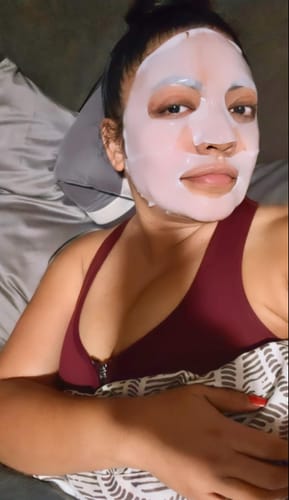 Customer photo review of AquaBio Bio-Collagen Deep Mask