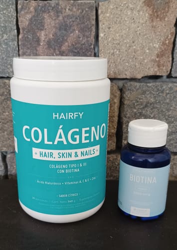 Customer photo review of Colágeno Hair, Skin & Nails
