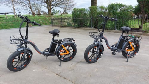 Customer photo review of Vakole Y20 Pro 20" Foldable Step-through Electric Fat Bike with 20Ah Samsung Battery Support APP
