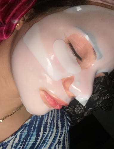 Customer photo review of AquaBio Bio-Collagen Deep Mask