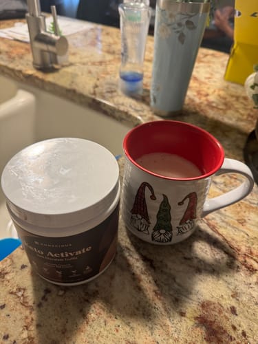 Customer photo review of Keto Activate Dark Chocolate Truffle