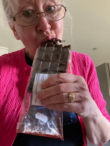 Customer photo review of Broken Chocolate