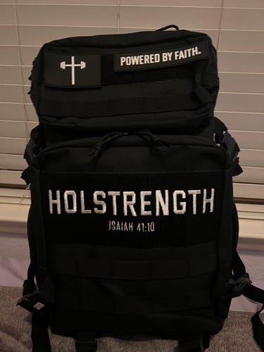 Customer photo review of HolStrength 45L Tactical Backpack
