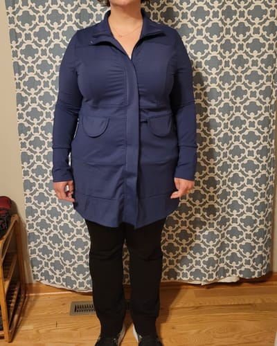 Customer photo review of Sedona XLong High Collar Jacket