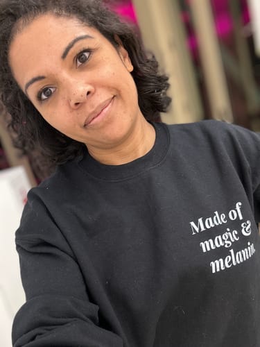 Customer photo review of MAGIC + MELANIN Sweatshirt