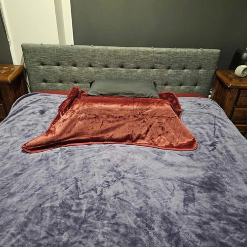 Customer photo review of Waterproof Splash Blanket™ - Moon Blood The OG
