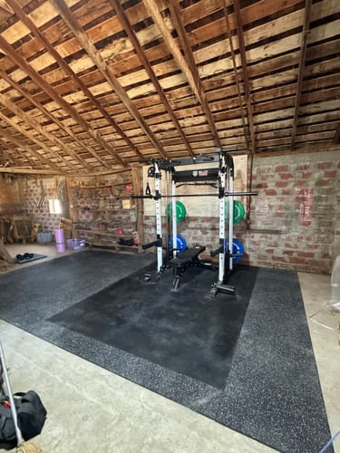 Customer photo review of Major Fitness F22 All-In-One Home Gym Power Rack