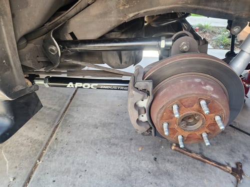 Customer photo review of 1999-2019 Chevy Tahoe / Suburban 0-5" Drop Rear Adjustable Trailing Arms