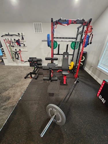 Customer photo review of Major Fitness SML07 All-In-One Home Gym Smith Machine