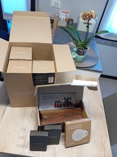 Customer photo review of 3 Profumatori per ambienti, armadi, cassetti e auto. I ciondoli di Amadēa