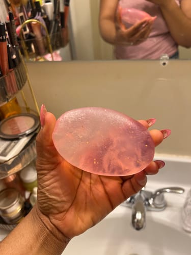 Customer photo review of 24K Gold Lightening soap