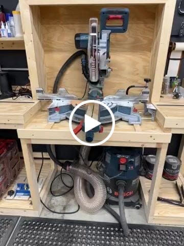 Customer video review of Bosch Axial Glide Miter Saw Dust Chute (Gen II)