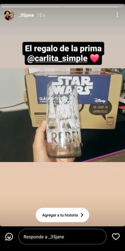 Customer photo review of CLÁSICOS DE STAR WARS - JUEGO DE 6 VASOS