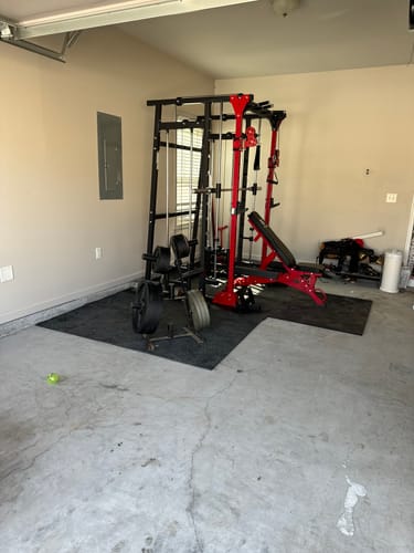 Customer photo review of Major Fitness SML07 All-In-One Home Gym Smith Machine