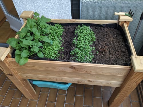 Customer photo review of Hochbeet Windsor aus Lärchenholz für Balkon L 100 x B 60 x H 75 cm