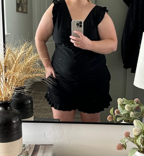 Customer photo review of ginger swim romper