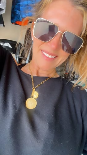 Customer photo review of St. Christopher Necklace