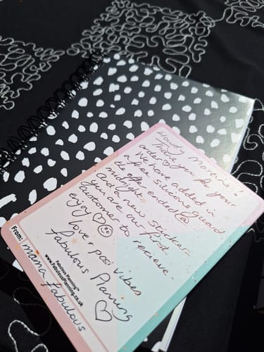 Customer photo review of Anxiety Life Planner Insert