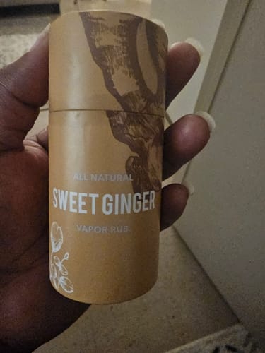 Customer photo review of North Carolina Sweet Ginger Rub