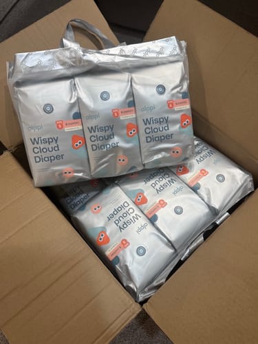 Customer photo review of Wispy Cloud Diaper (Monthly)