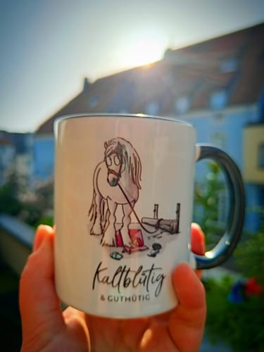 Customer photo review of Tasse "Kaltblütig & gutmütig"