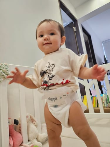 Customer photo review of Wispy Cloud Diaper (Monthly)