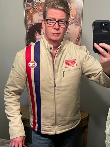Customer photo review of Gulf Roadmaster Cotton Jacket in Sand
