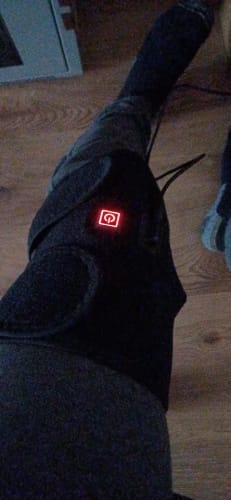Customer photo review of HeatComfort Knee Therapy Wrap™