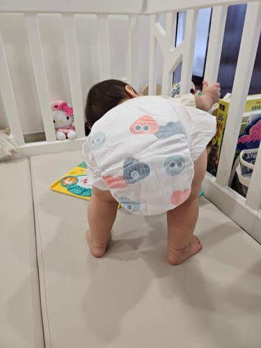 Customer photo review of Wispy Cloud Diaper (Monthly)