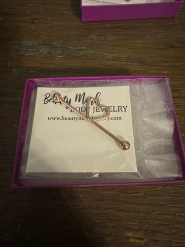 Customer photo review of Heart Industrial Barbell