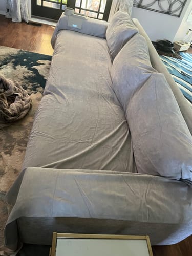 Customer photo review of Waterproof Sofa Cover Couch Cover,Furniture Cover for Pets Dogs Cats