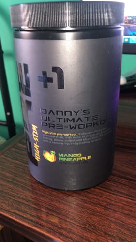 Customer photo review of +1© Danny's Ultimate Pre Workout High-stim (520g)