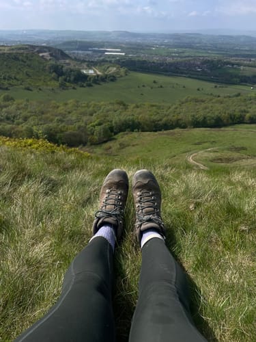 Customer photo review of Walkies Ready® Leggings - Emerald