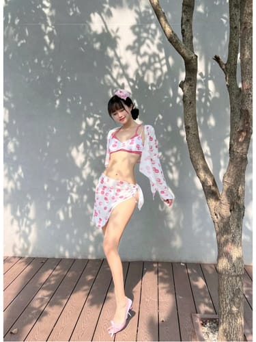 Customer photo review of Atlantic beach two fake pieces bikini bottom