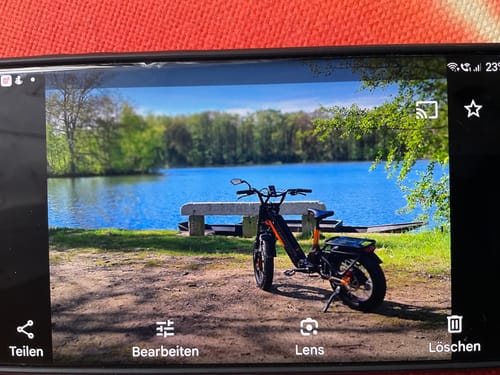Customer photo review of Lankeleisi RX800 Plus 1000W 20" Fat Bike Full Suspension Electric Bike 48V 20Ah Samsung Battery SUV E-Bike