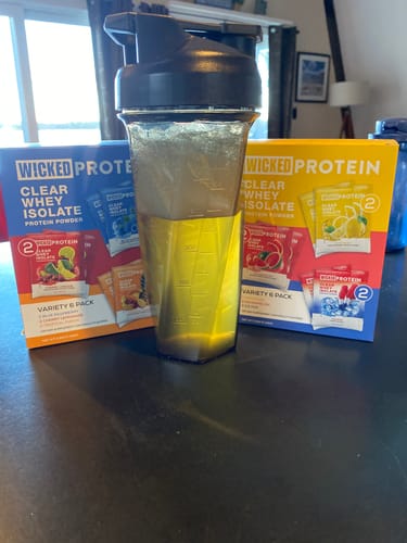 Customer photo review of WICKED Protein Powder Sampler Bundle Deal (PRE ORDER)
