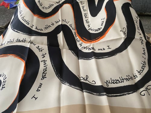 Customer photo review of Law of Attraction Scarf