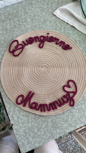 Giulia B. review of Tovaglietta Americana Personalizzata con Nome image 1 out of 1