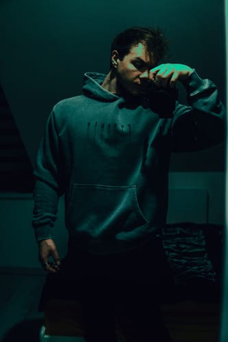 Customer photo review of 551 - Drippy Skull Hoodie