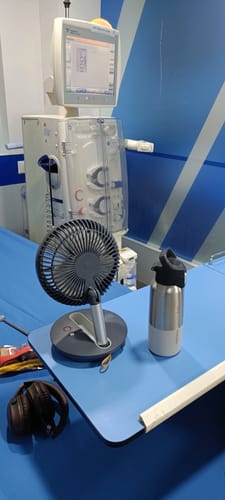 Customer photo review of NUUK FOLDE | Compact Folding Table Fan