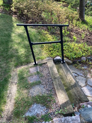 Customer photo review of Stair Handrail Kit