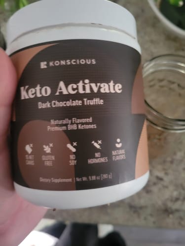 Customer photo review of Keto Activate Dark Chocolate Truffle