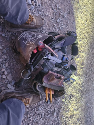 Customer photo review of 8 Inch Moc Steel Toe Boot