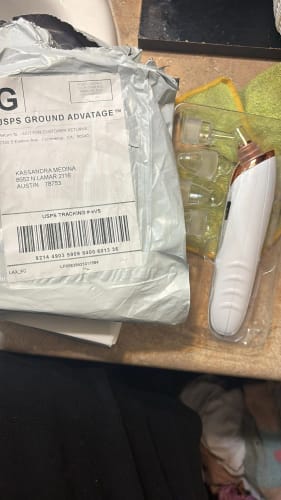 Customer photo review of SkinGlow™ Multifunctional Pore Vacuum