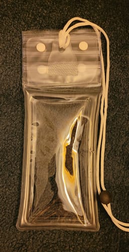 Customer photo review of Waterproof Mobile Phone Bag