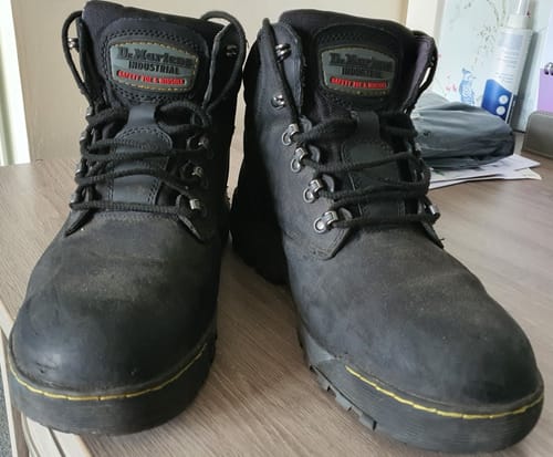 Customer photo review of Dr Martens Ridge ST Lace Up Hiker Safety Boot S3 Black